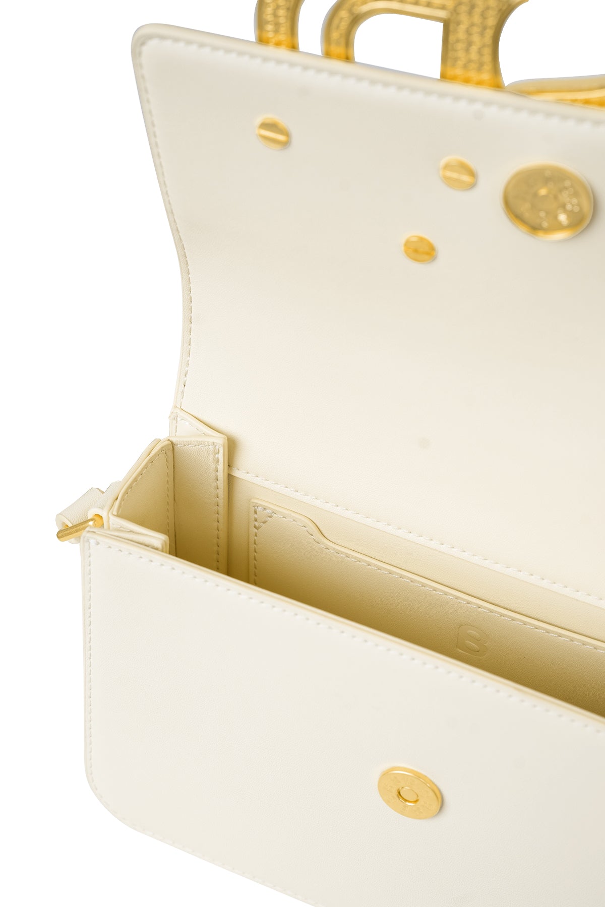 Briana Leather Bag - Chalk