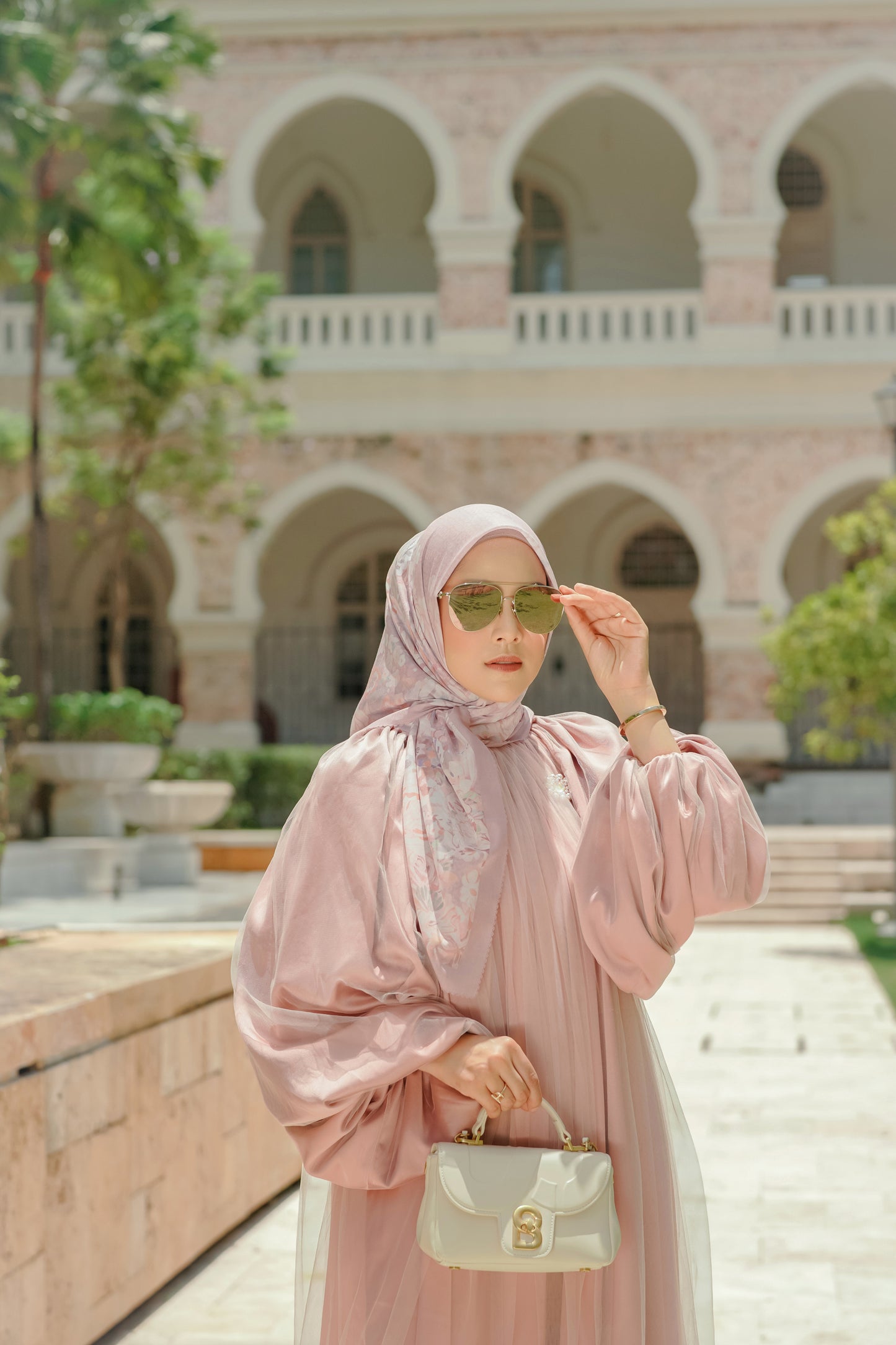 Bel Fle Square - Rose