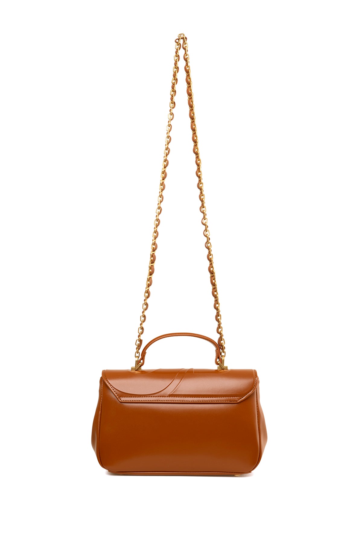 Alma Flap Bag Smooth Finish Medium - Ginger