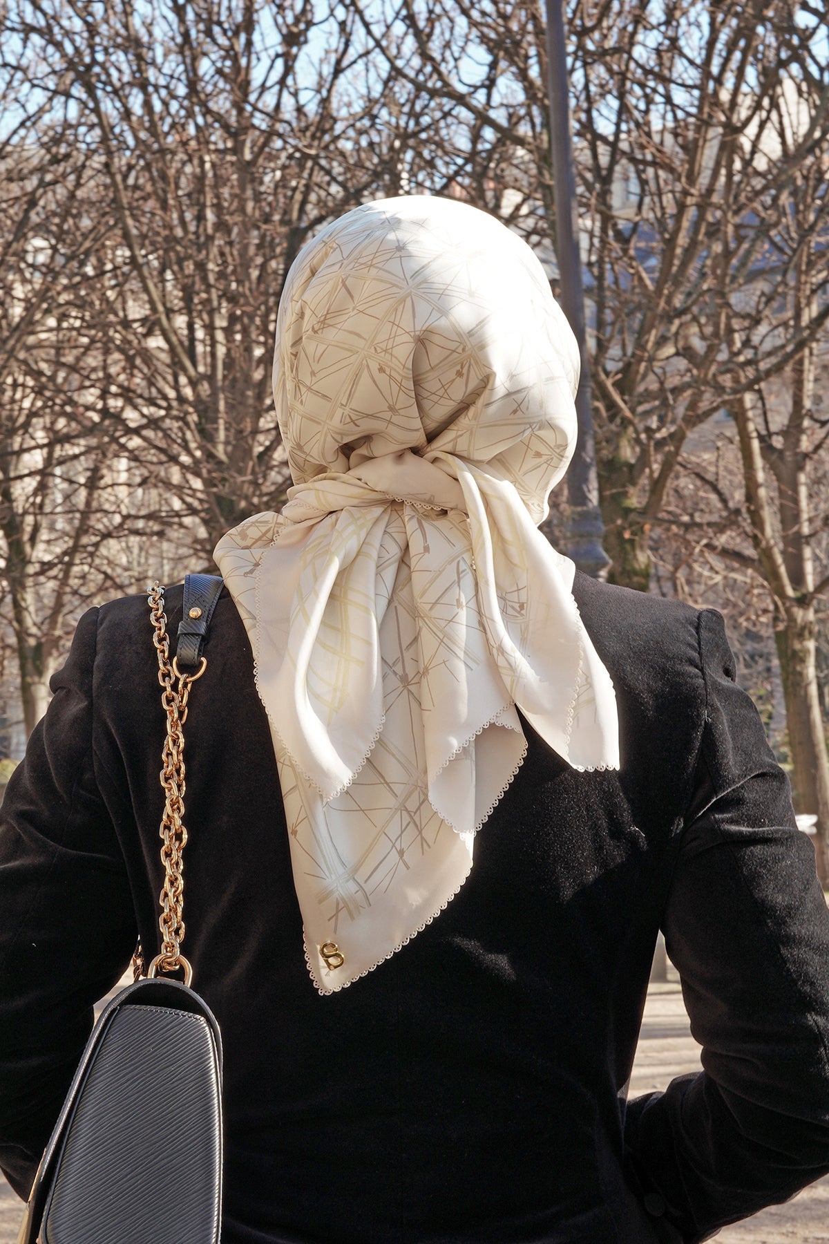 Louvre Series Satin Square - Sunny