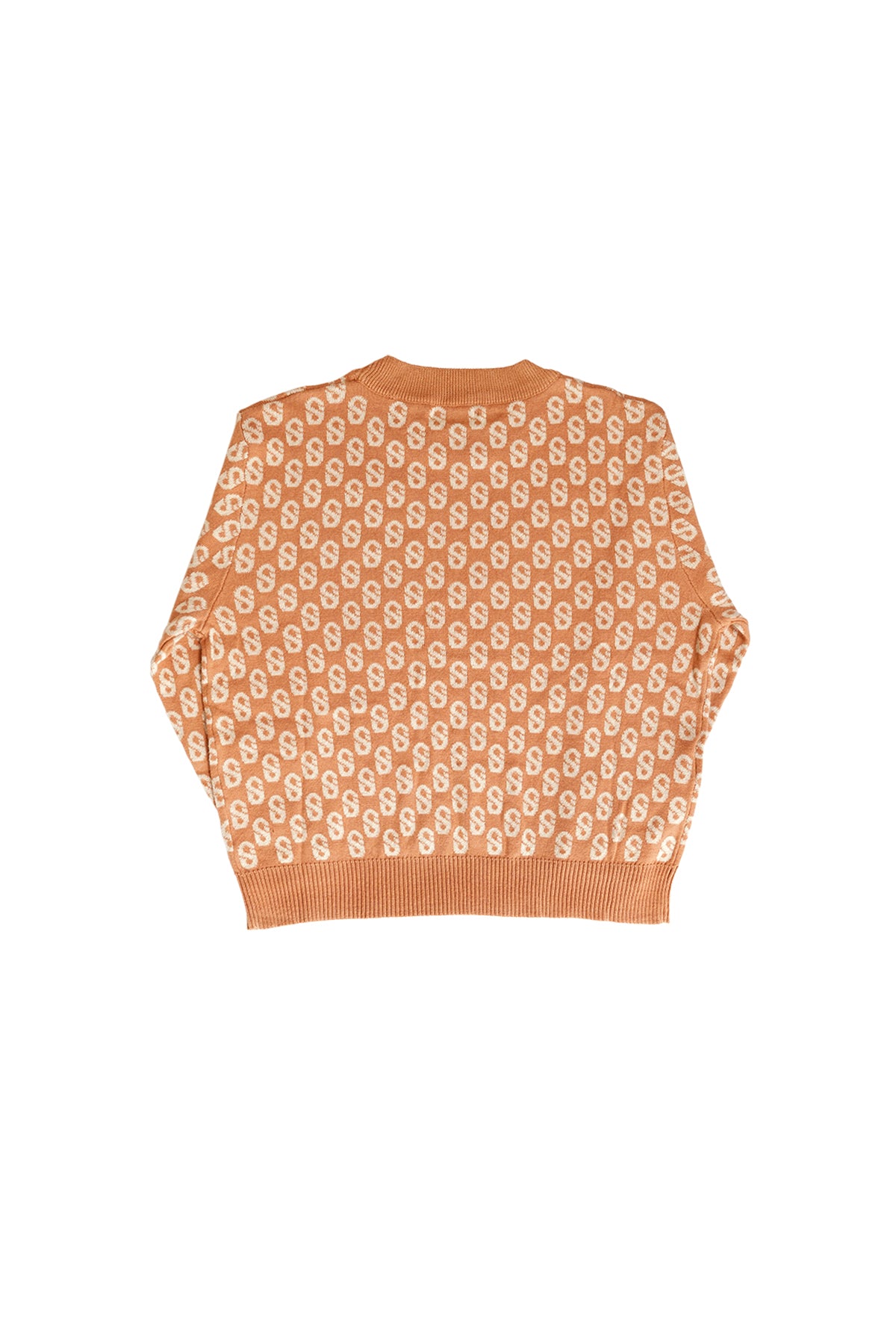 Everyday Kid's Monogram Sweater - Chestnut