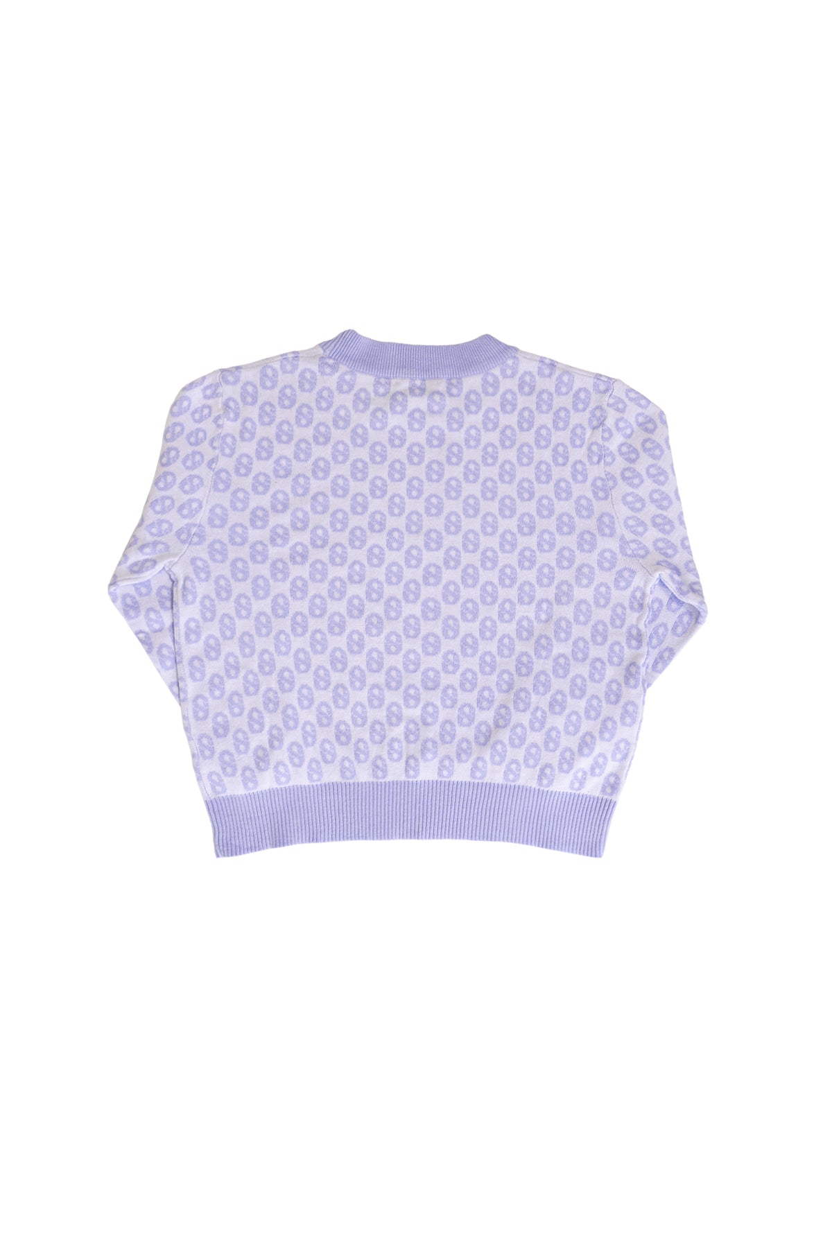 Everyday Kid's Monogram Sweater - Purple Heart