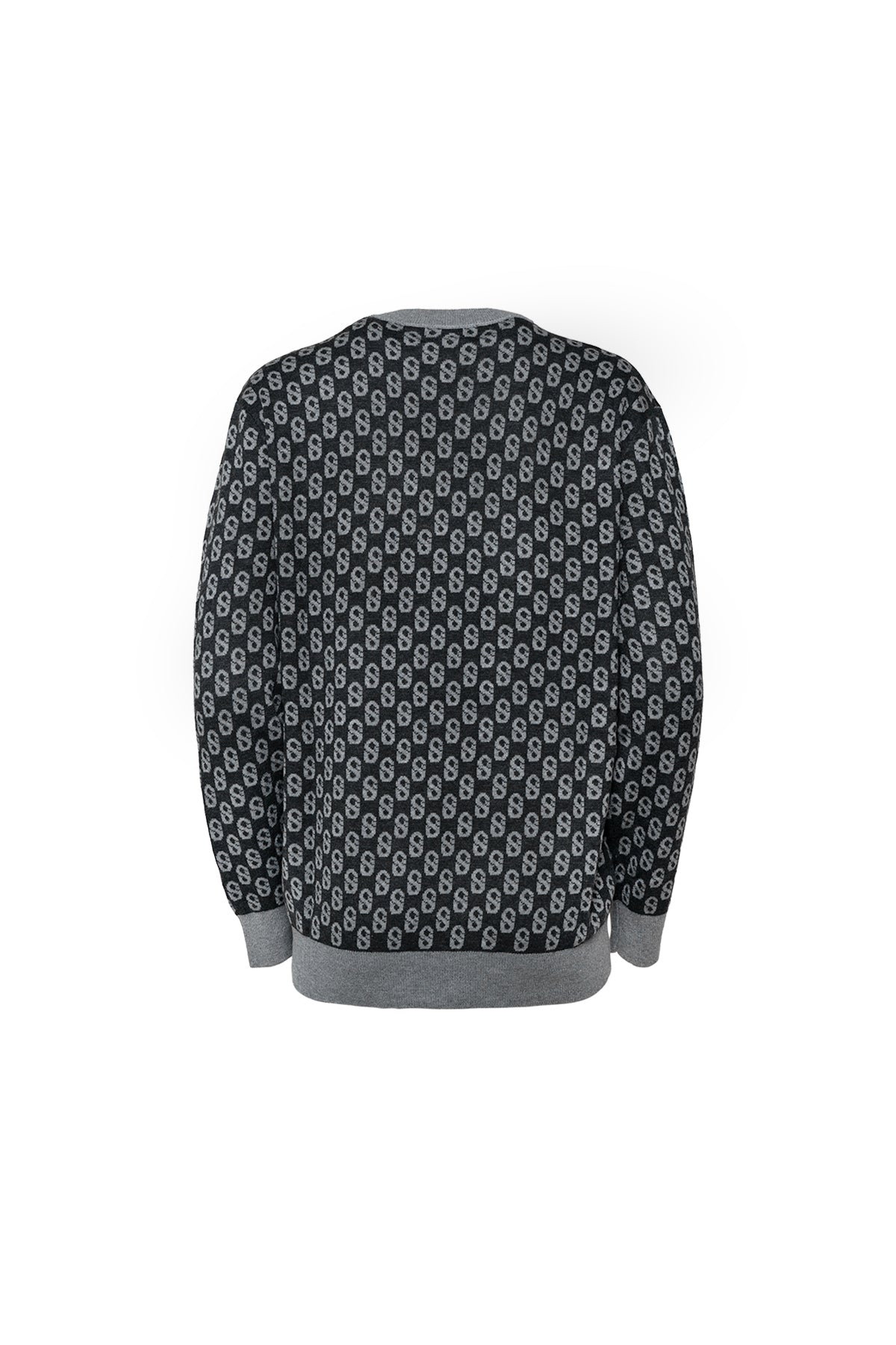 Everyday Monogram Sweater - Metal Gray