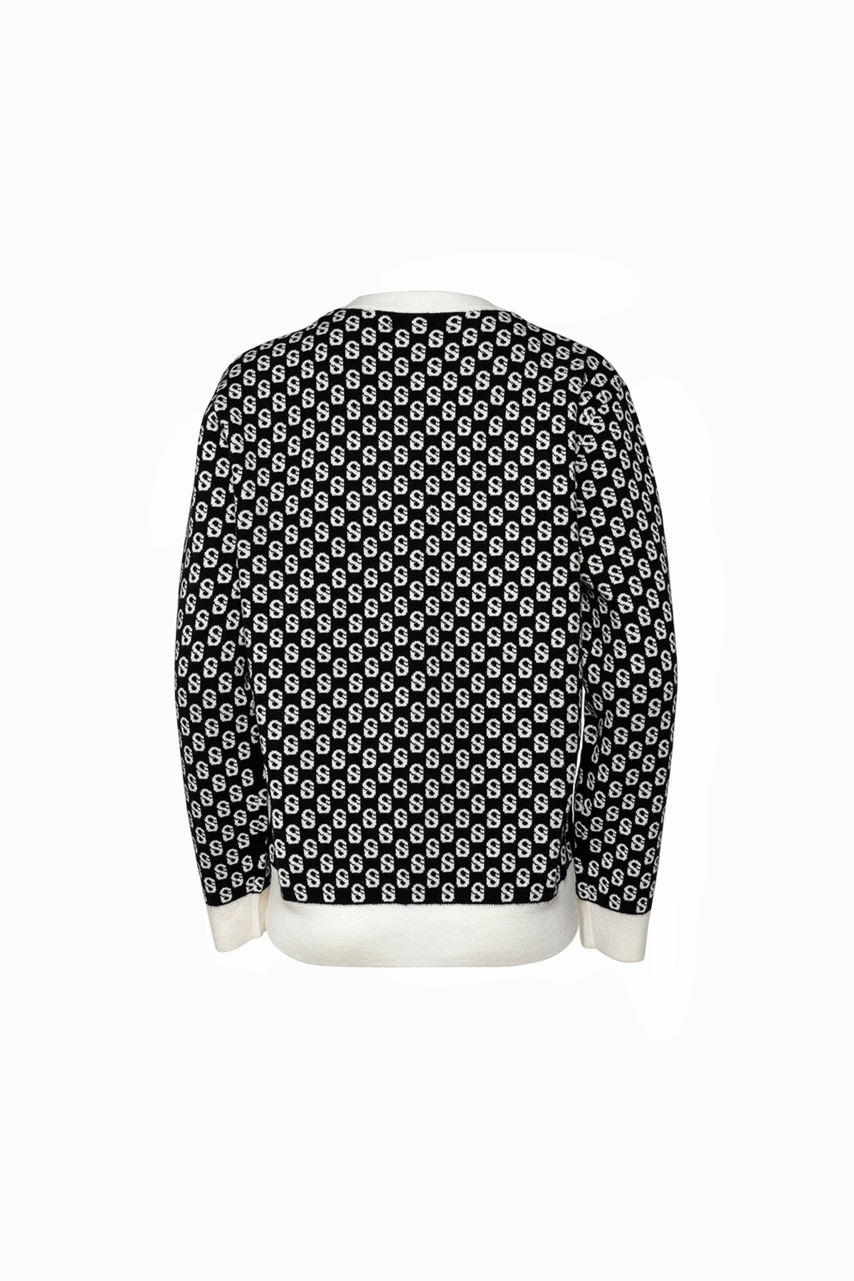 Signature Monogram Sweater - Black