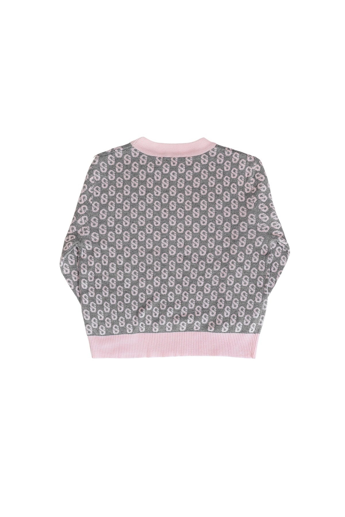 Everyday Kid's Monogram Sweater - Moon Grey