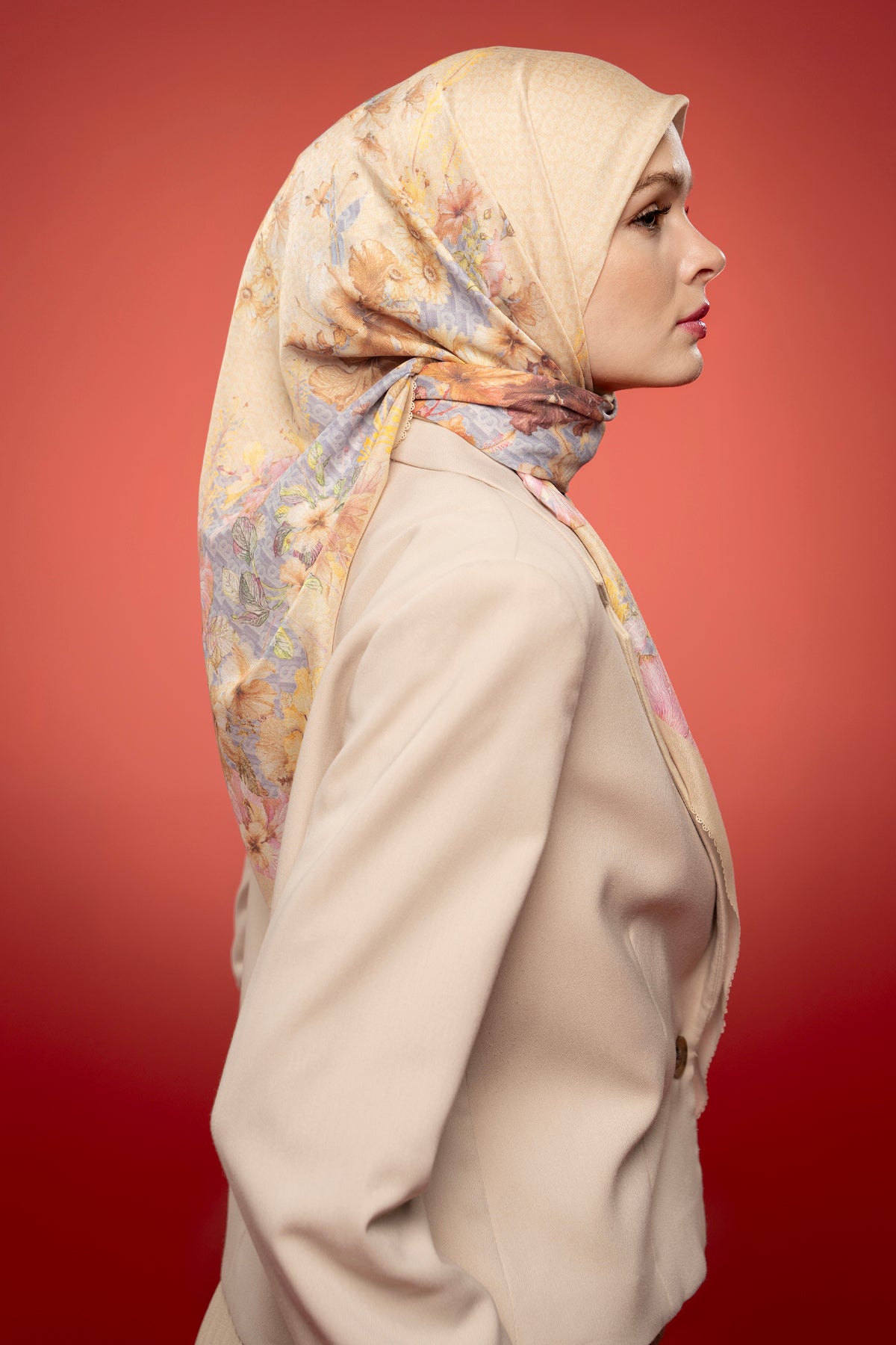 Bungaraya Square Series - Zinnia