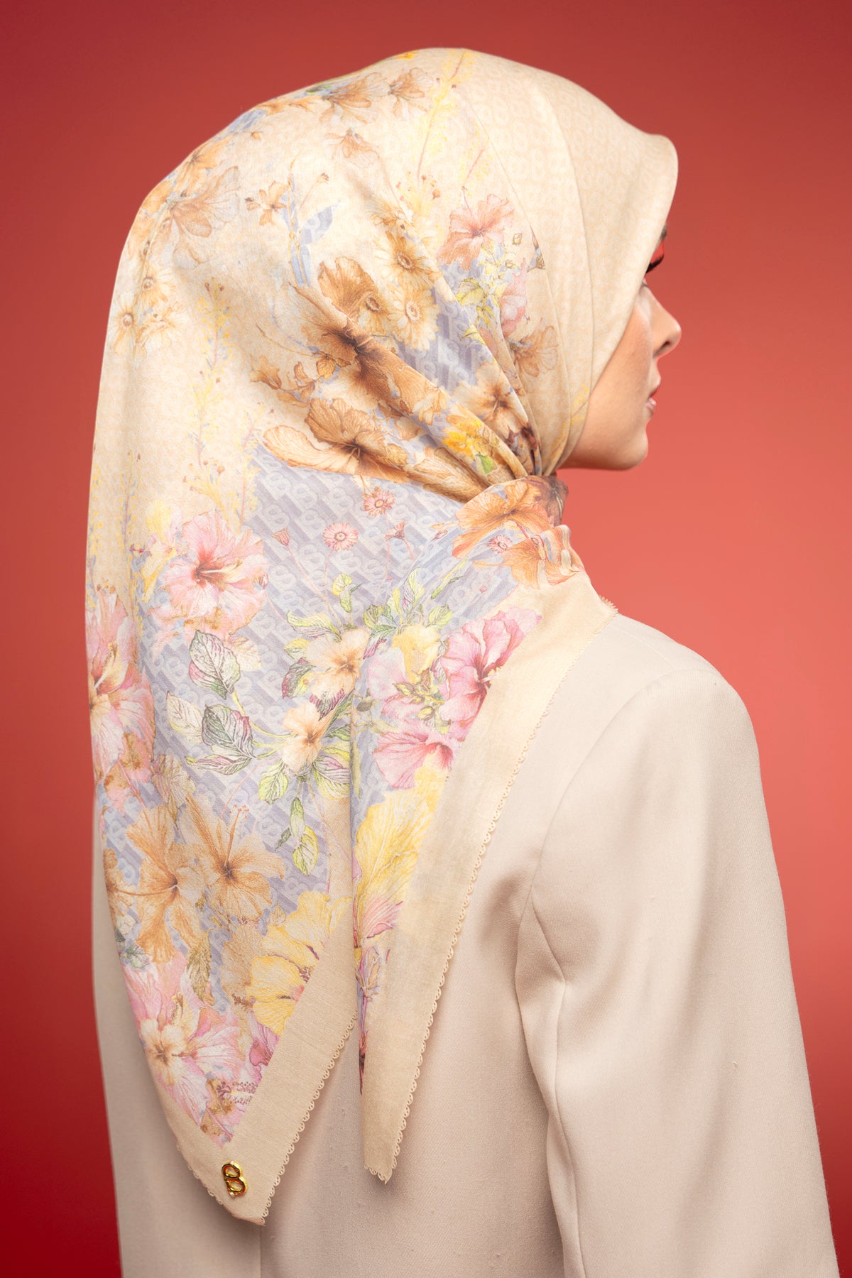 Bungaraya Square Series - Zinnia