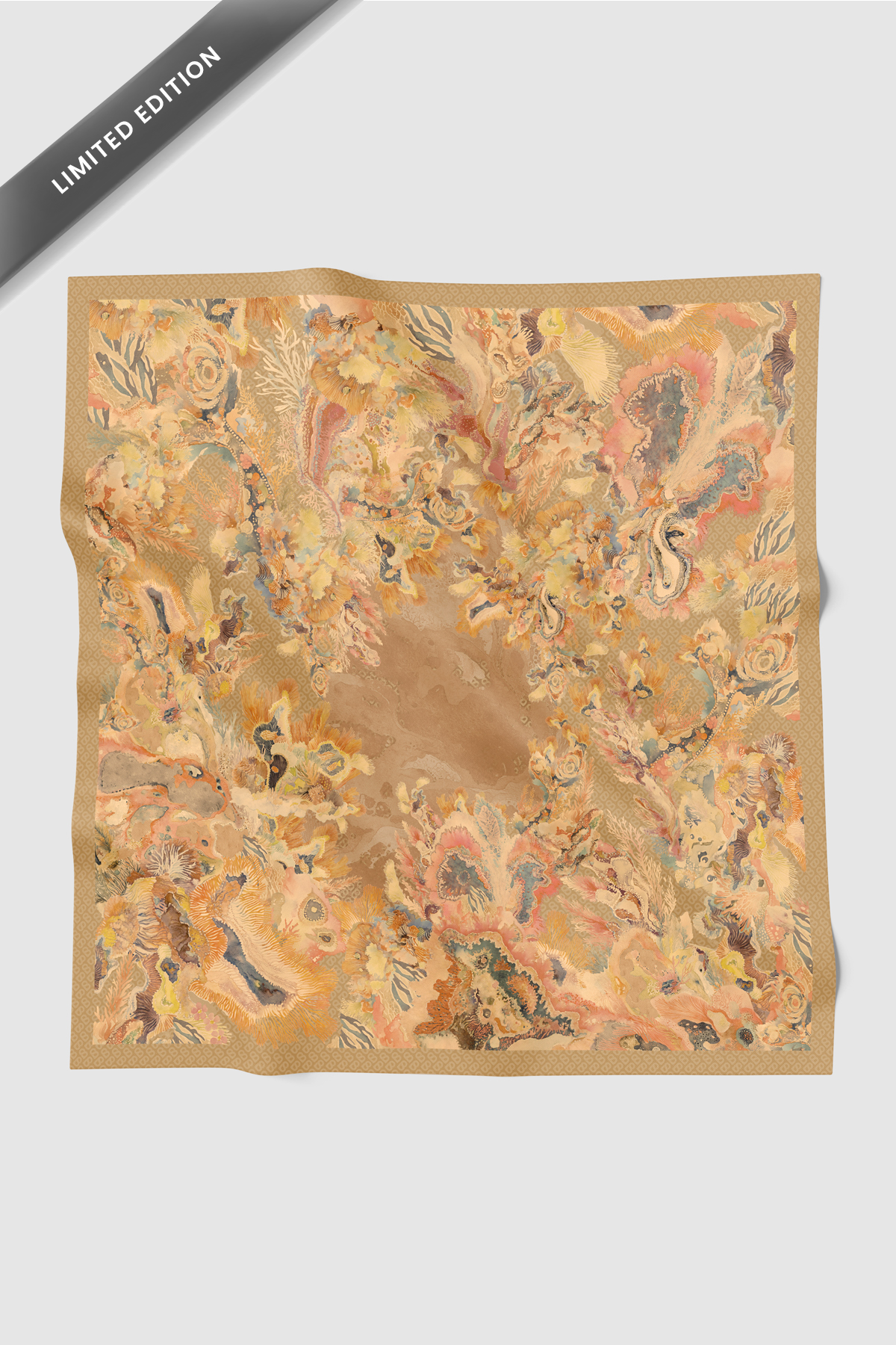 Dune Jacquard Voile Square - Burl