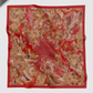 Dune Jacquard Voile Square - Crimson
