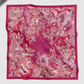 Dune Jacquard Voile Square - Fuchsine