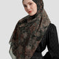 Istanbul Tie Back Shawl - Black Chili