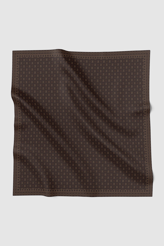 Songket Square - Mahogany