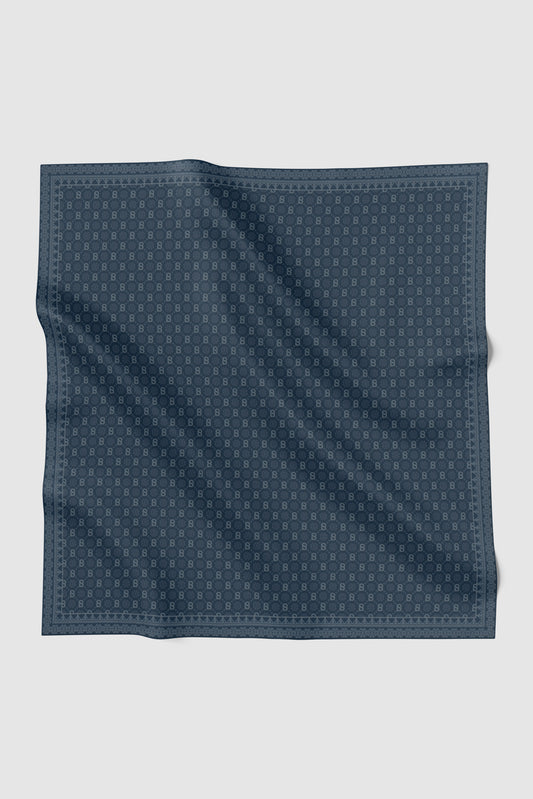 Songket Square - Maritime Blue