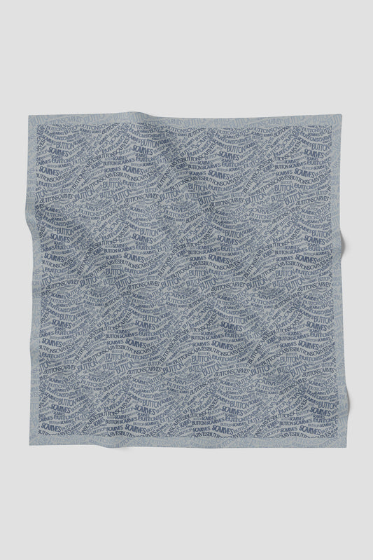 Waves Monogram Square - Endless Sky