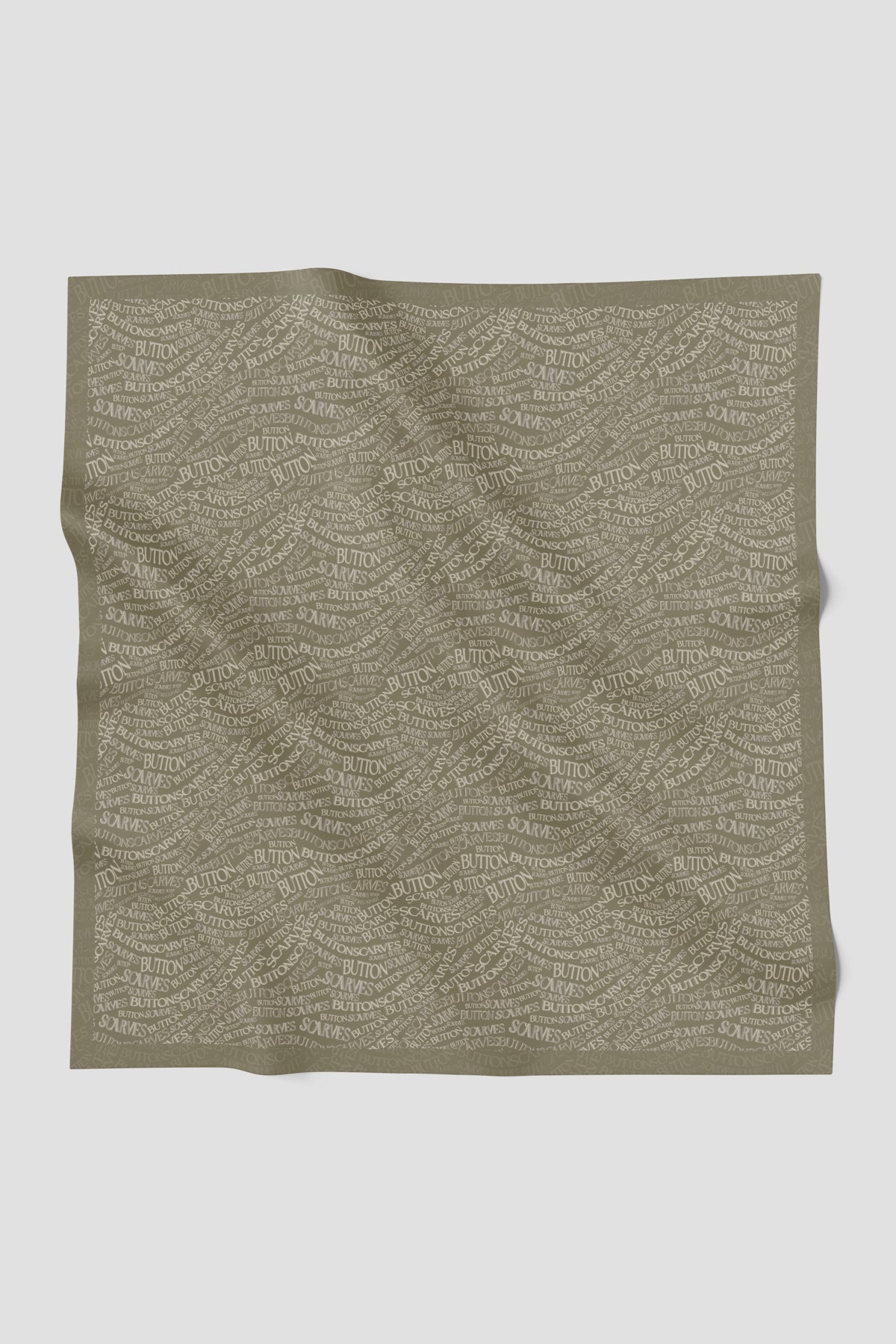 Waves Monogram Square - Fossil