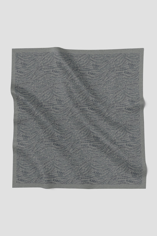Waves Monogram Square - Stormy