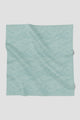 Waves Monogram Square - Turquoise