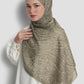 Waves Monogram Tie Back Shawl - Fossil