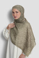 Waves Monogram Tie Back Shawl - Fossil