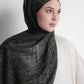 Waves Monogram Tie Back Shawl - Caviar