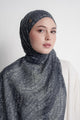 Waves Monogram Tie Back Shawl - Deep Dive