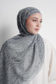 Waves Monogram Tie Back Shawl - Endless Sky