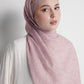 Waves Monogram Tie Back Shawl - Pearl Blush