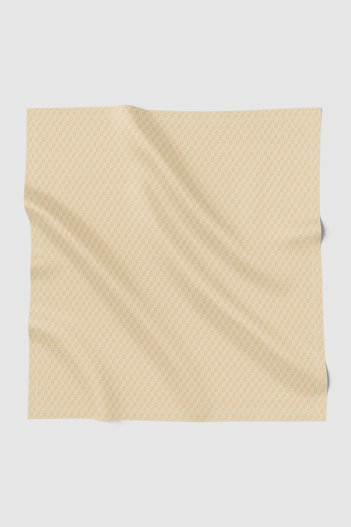 Interlock Voile Square - Pale Banana
