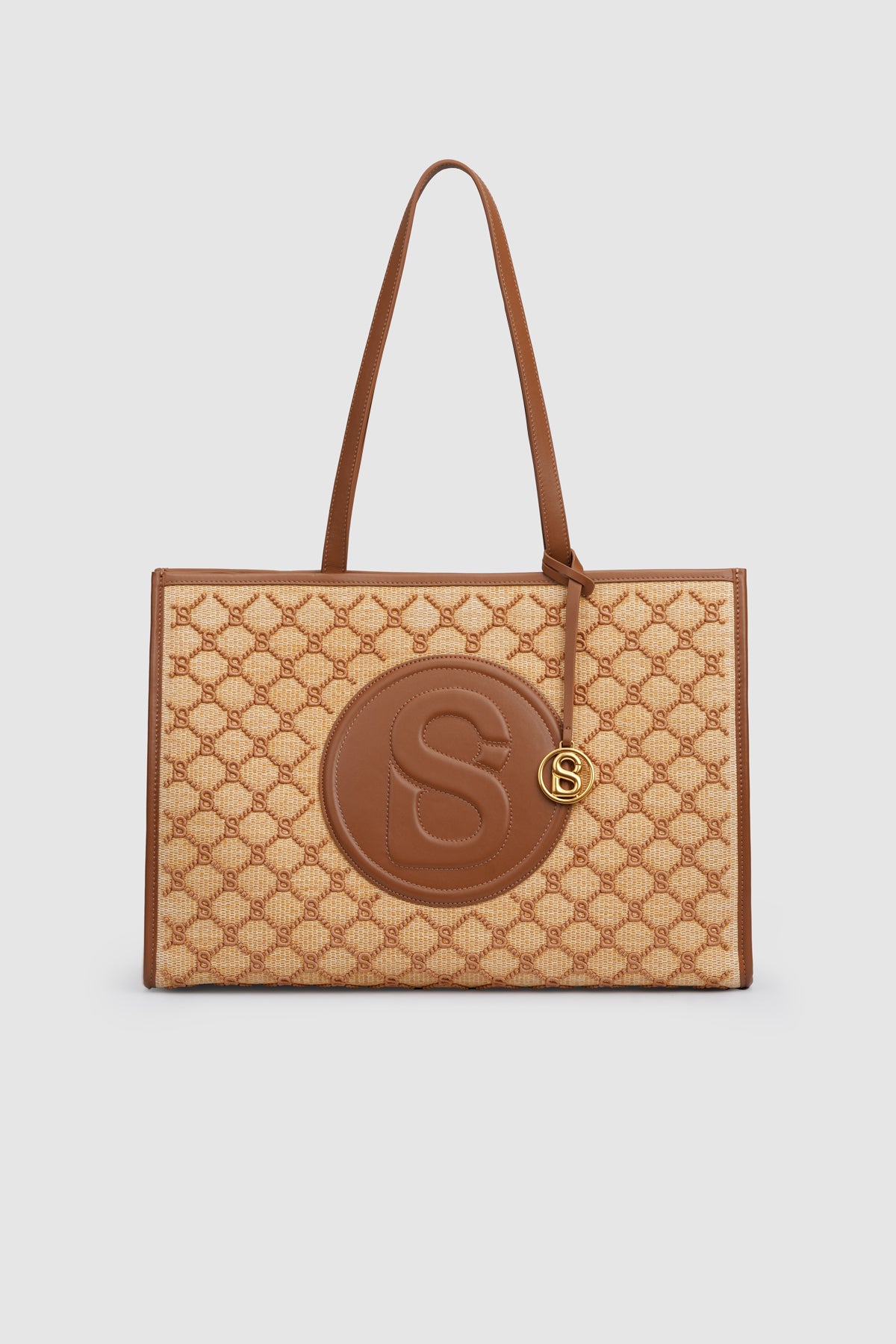 10196486488376-Beverly Aaliya Tote Bag Large - Brown