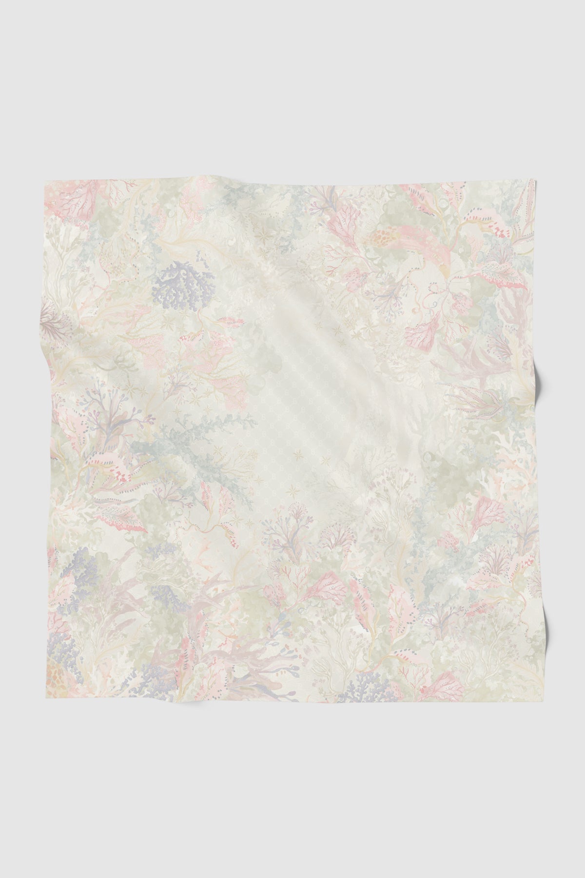 Under The Sea Satin Square - Cowrie