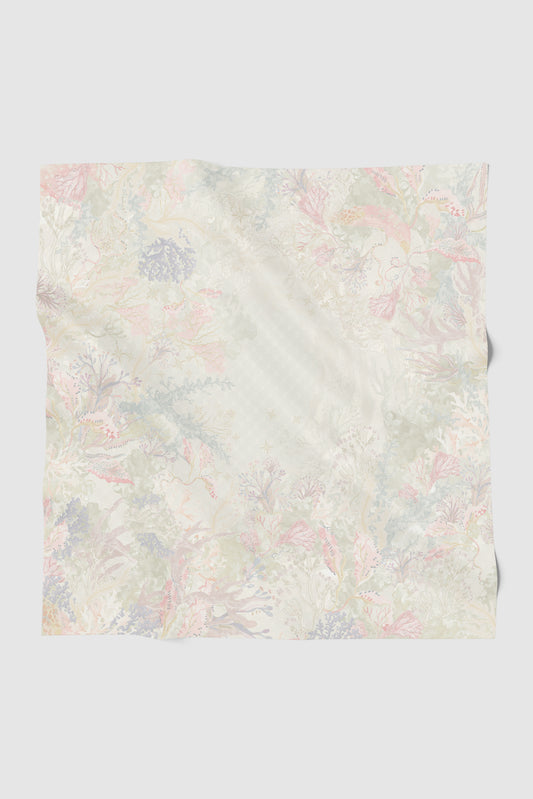 Under The Sea Satin Square - Cowrie