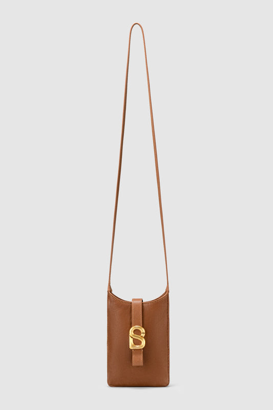 Lola Phone Bag - Brown