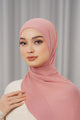 Georgette Tapis Shawl - Ash Rose