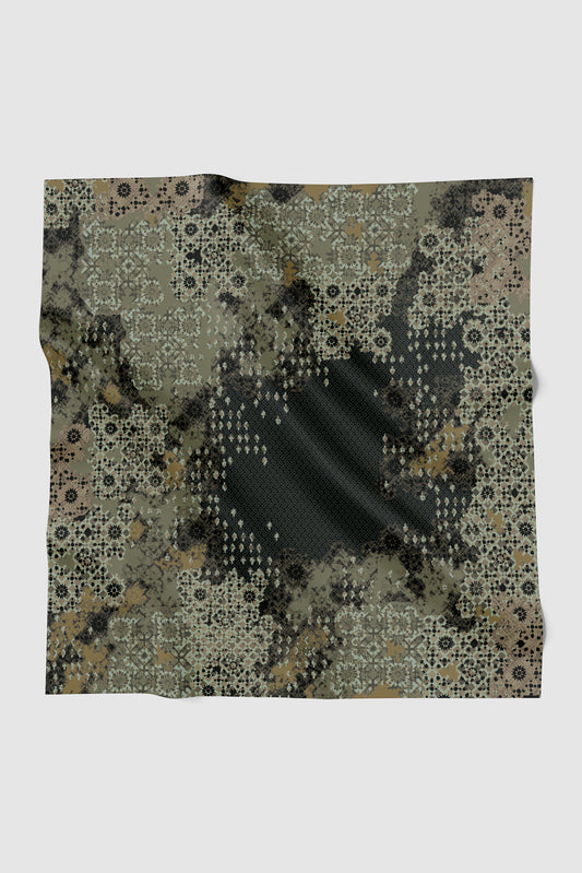 Moroccan Satin Square - Charcoal
