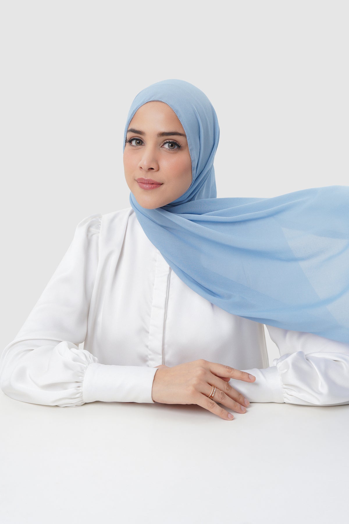 Everyday Twill Shawl - Forever Blue