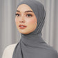 Georgette Tapis Shawl - Charcoal Grey