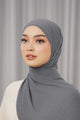Georgette Tapis Shawl - Charcoal Grey