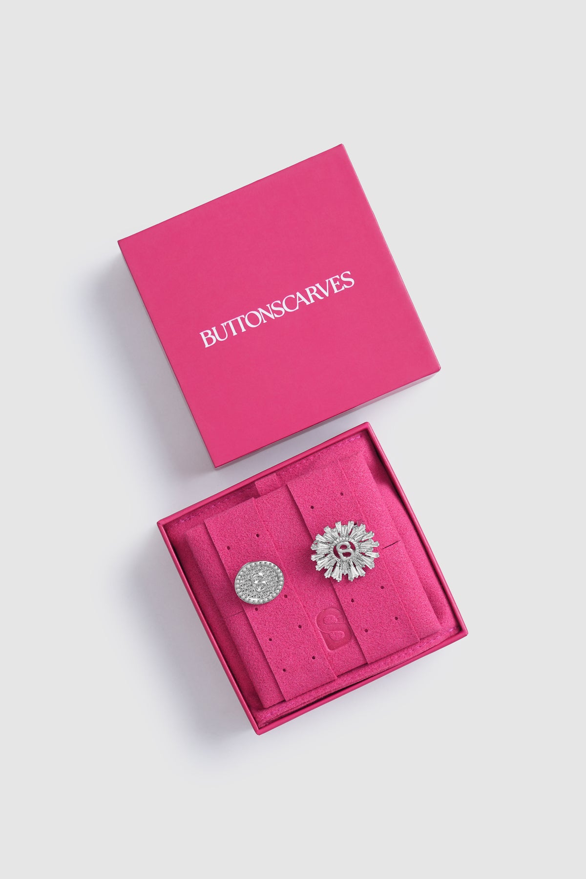 Round Pin Brooch Package 05 - Silver