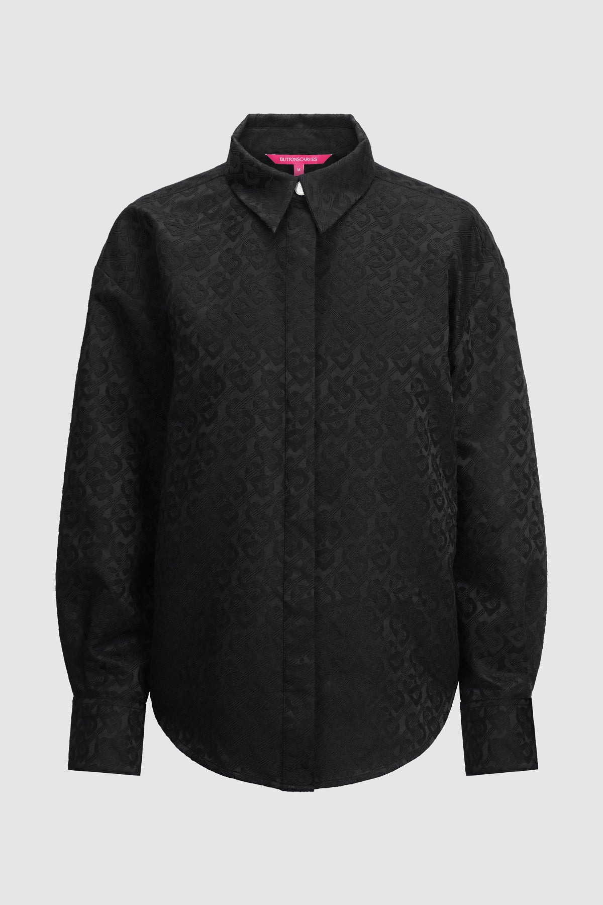 Monogram Wicker Shirt - Black