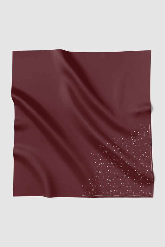 Everyday Glam Scarf - Maroon