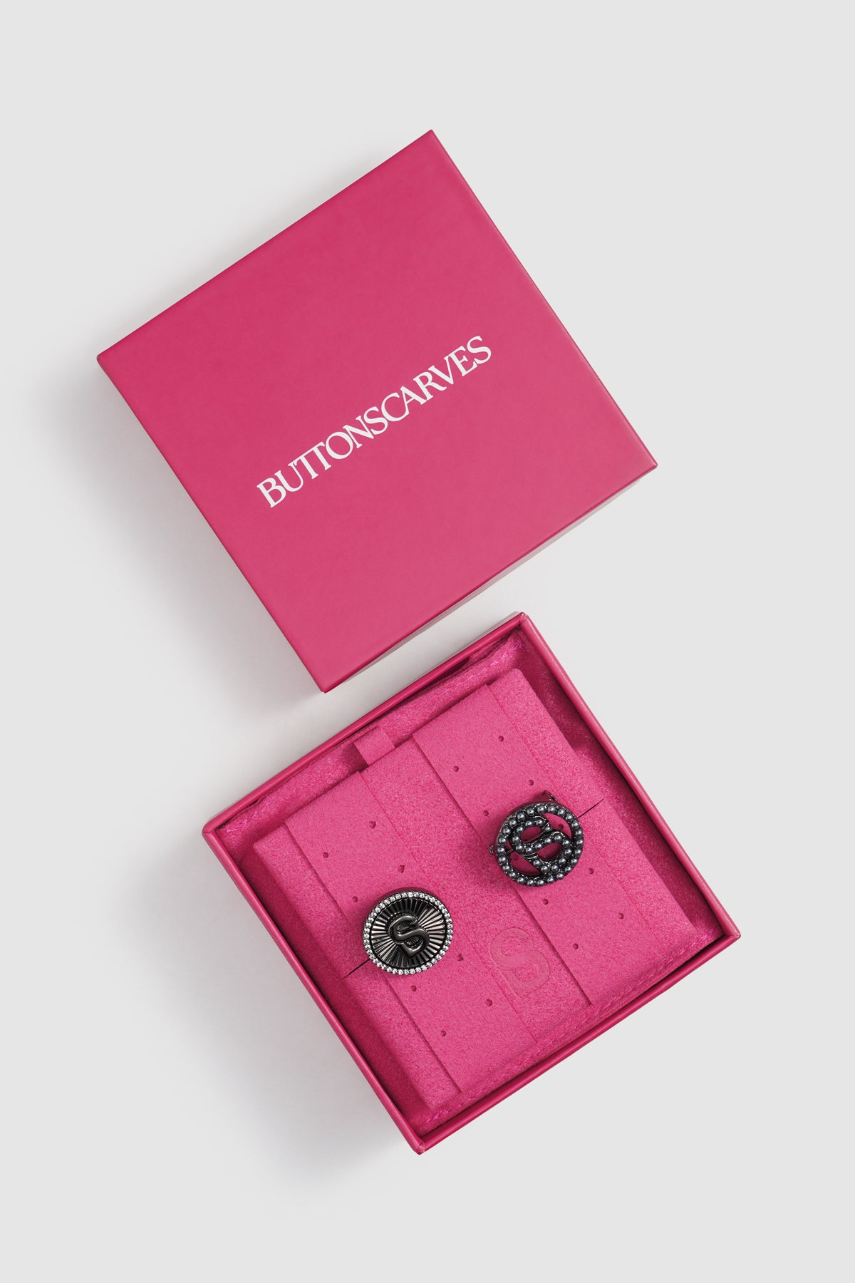 Round Pin Brooch Package 04 - Hematite