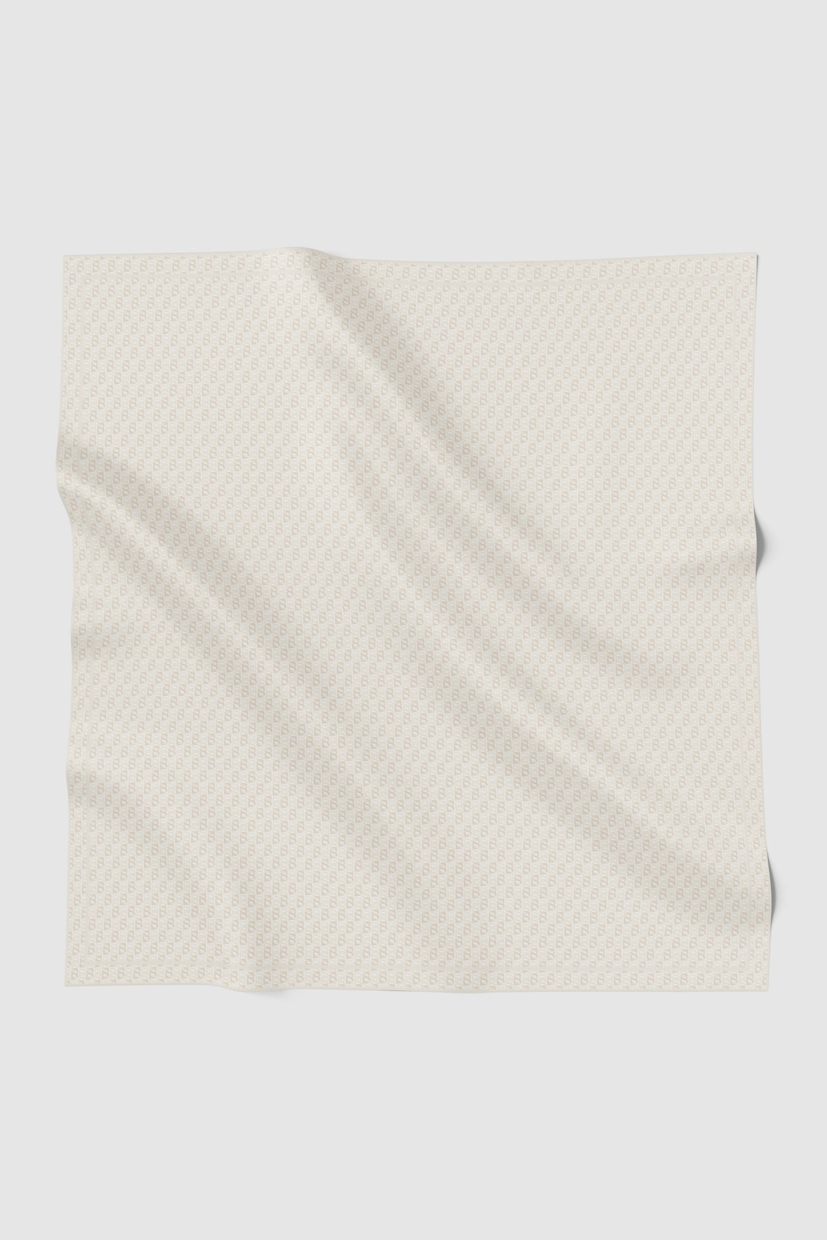Interlock Voile Square - Bone