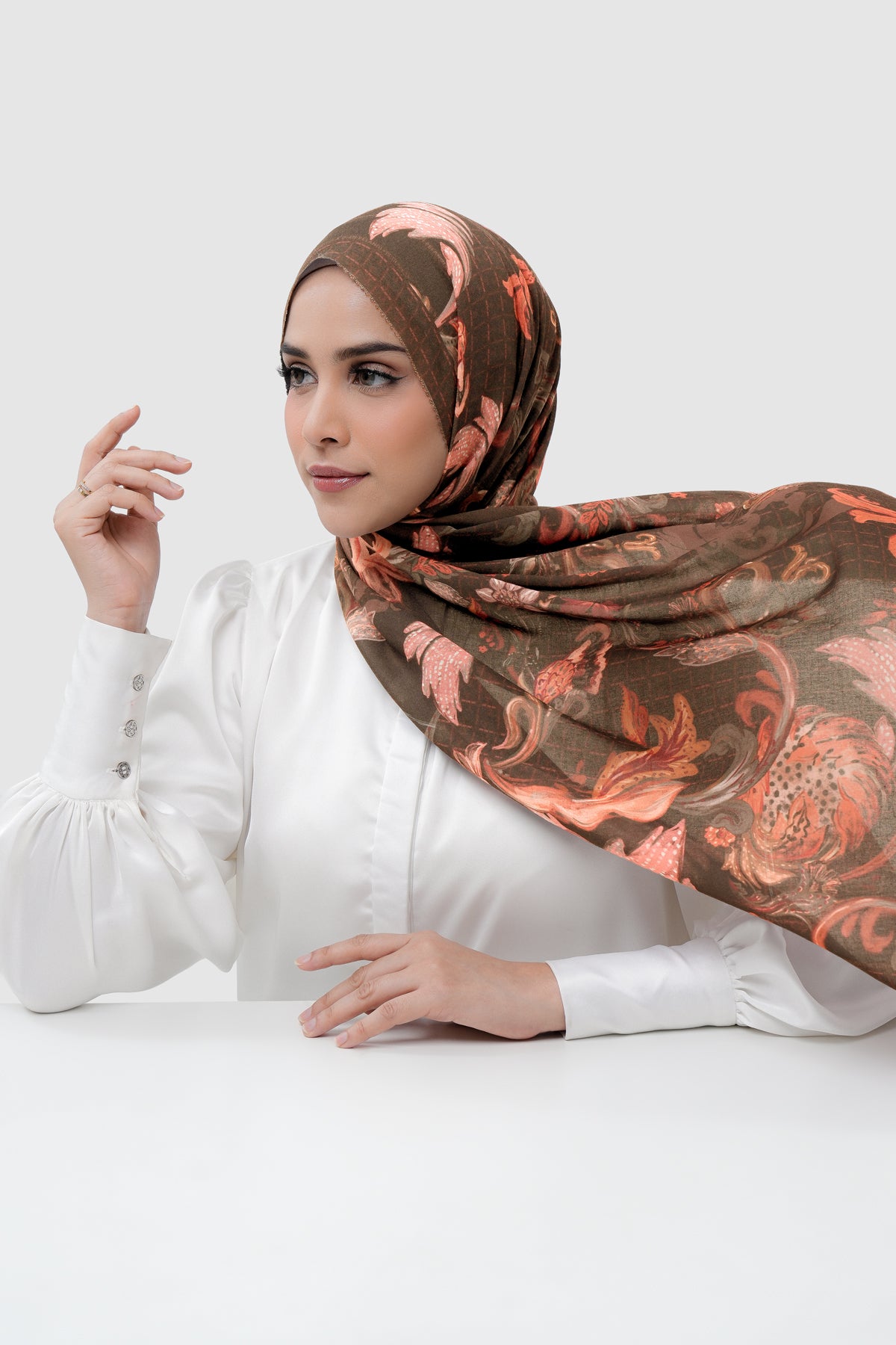 Autograph 3.0 Voile Shawl - Pottery