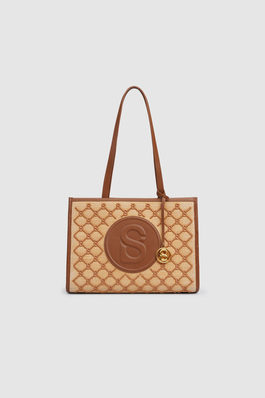 Beverly Aaliya Tote Bag Small - Brown