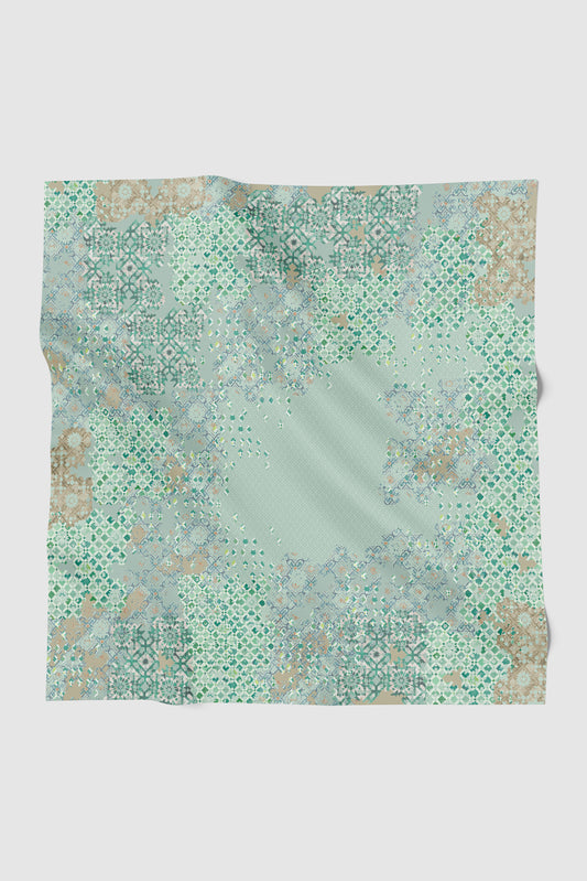 Moroccan Satin Square - Jewel