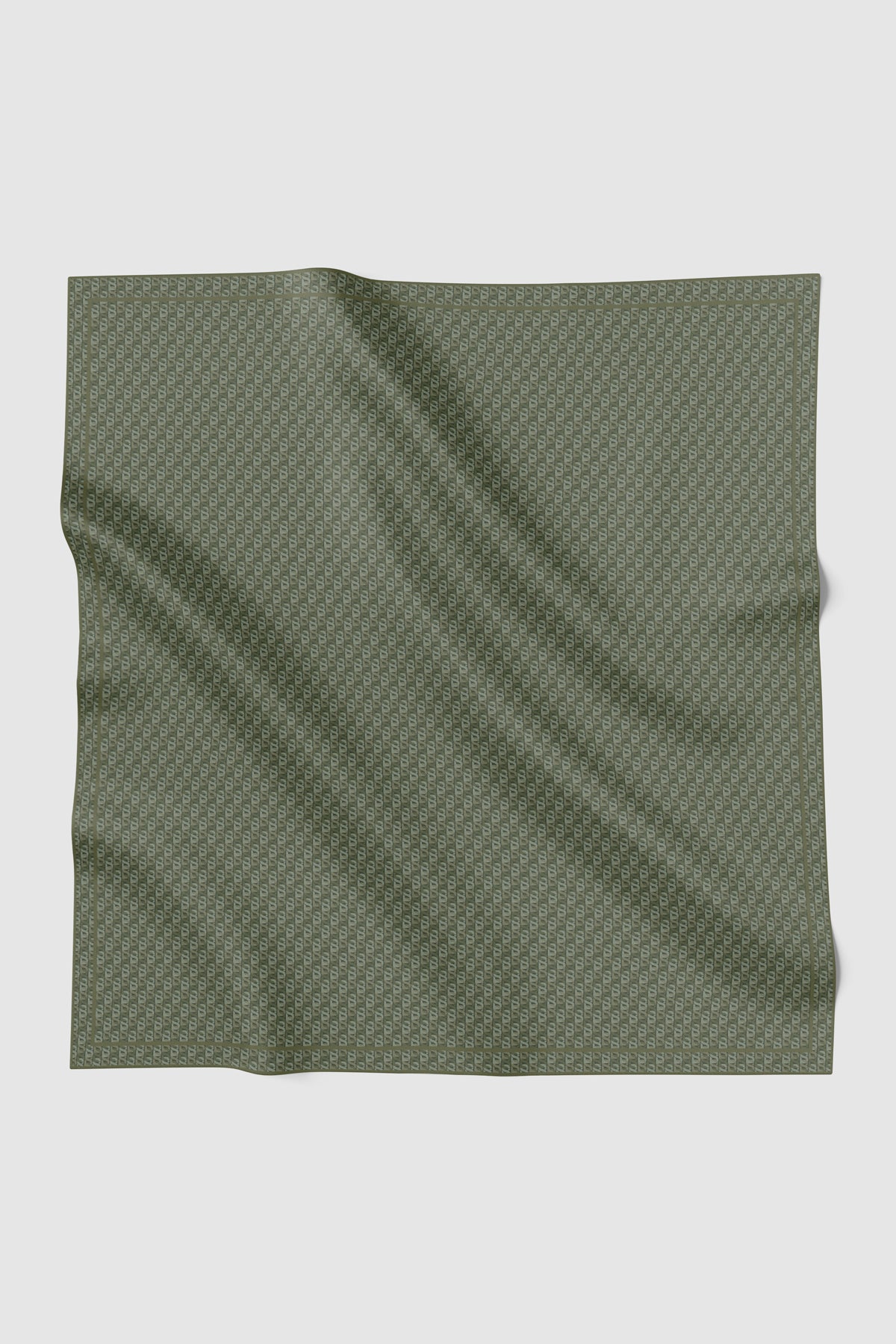 Interlock Voile Square - Chive