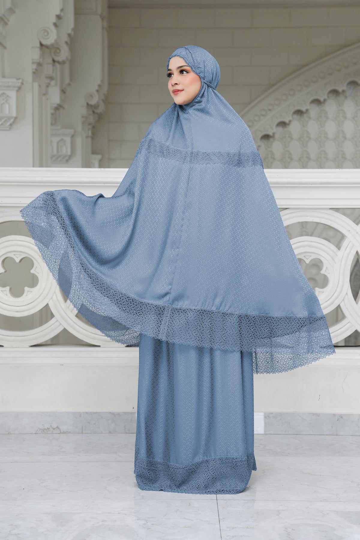 10360131748152-Safa Prayer Robe - Blue