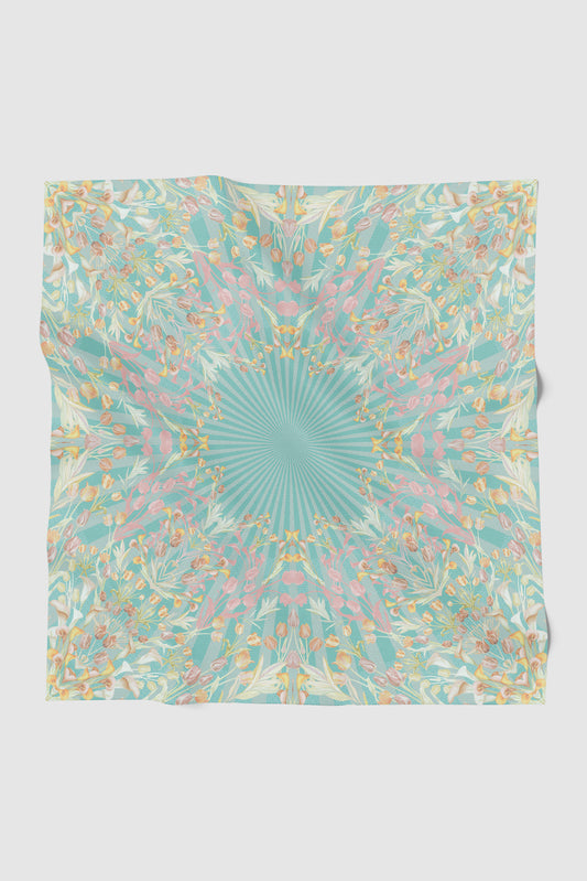 Tulip Satin Square - Jade