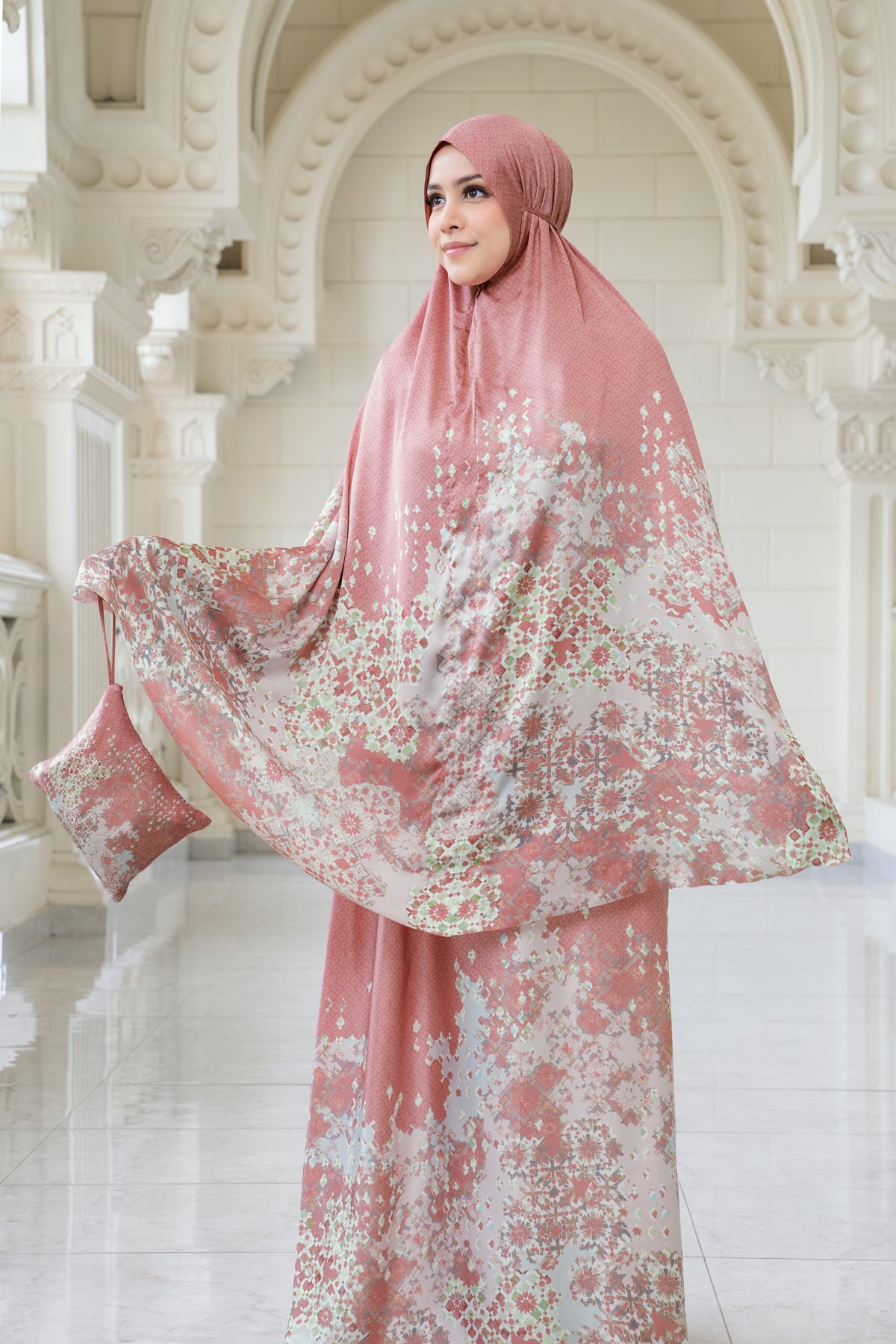 10360047042872-Moroccan Prayer Robe - Azalea