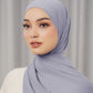 Georgette Tapis Shawl - Lilac Grey